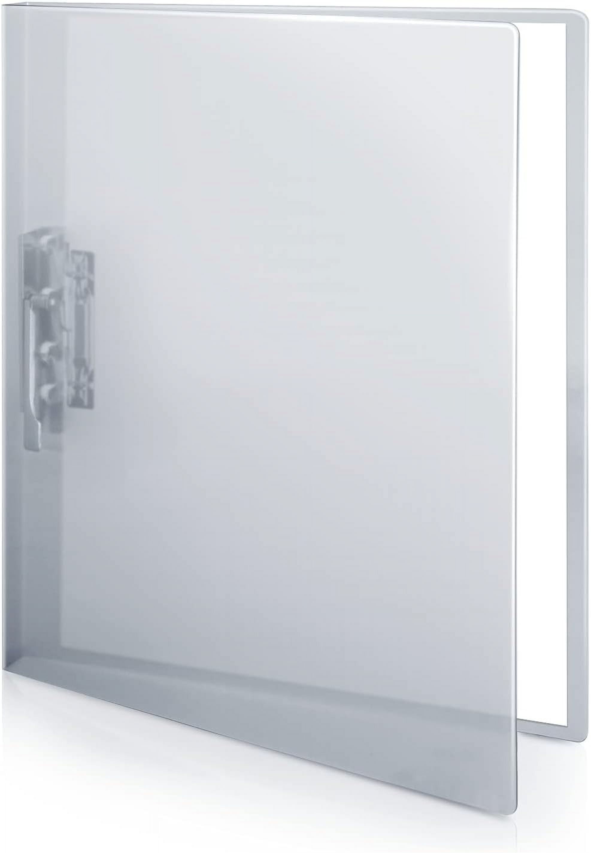 Punchless Clamp Binder , Ringless Binder Holds 100 Letter Size Pages ...