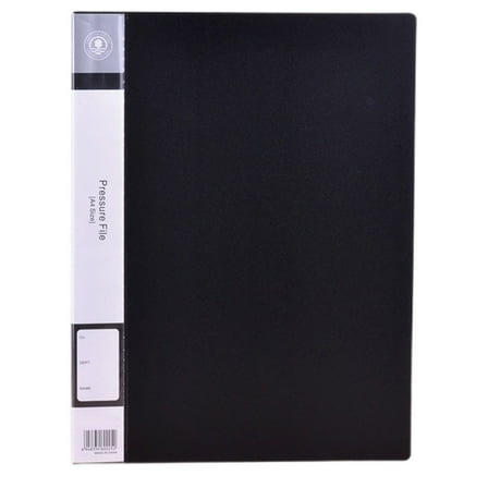 Punchless Report Folder with Strong Clips, A4 File Folder for Business, Office, School Use, Holds 100 Sheets, Project Document Organizer