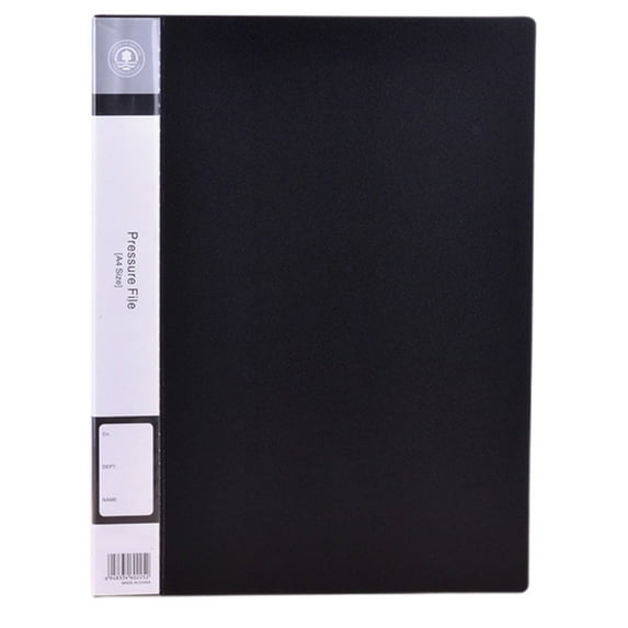 Punchless Report Folder with Strong Clips, A4 File Folder for Business, Office, School Use, Holds 100 Sheets, Project Document Organizer