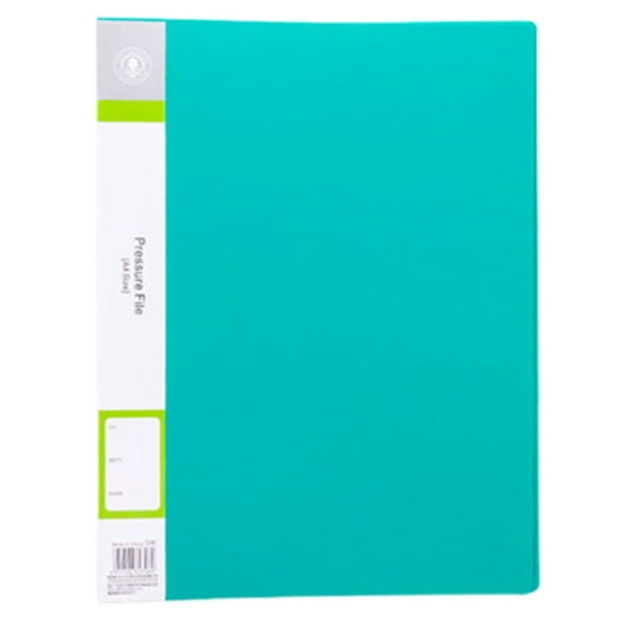 Punchless Report Folder with Strong Clips, A4 File Folder for Business, Office, School Use, Holds 100 Sheets, Project Document Organizer