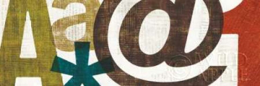 Punctuated III Canvas Art - Michael Mullan (8 x 24)