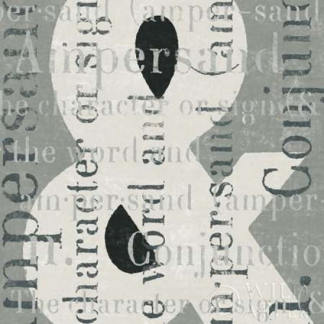 Punctuated Text II Canvas Art - Michael Mullan (24 x 24)