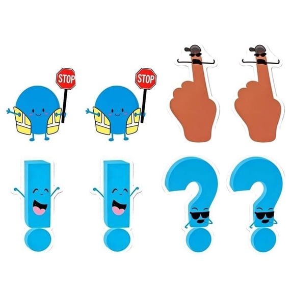 Punctuation Stickers Decorative Refrigerator Magnets Soft Board Set for ...