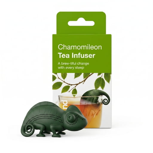 Pund'it Chamomileon Tea Infuser, Cute Color Changing Infuser for Loose Leaf Tea