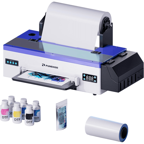 Punehod 13" L1800 A3 DTF Printer White Ink Circulation System DIY Printing