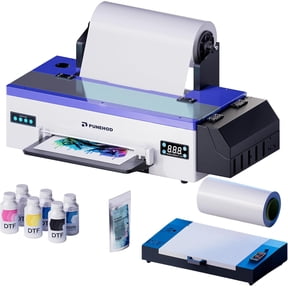 Punehod A3 13" L1800 DTF Printer +Oven Transfer Printer with Roll Feeder White Ink Circulation