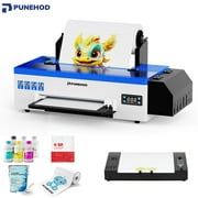 Punehod 13" DTF Printer A3 L1800 DTF Apparel DIY Printing Bundle Kit with Oven US Stock