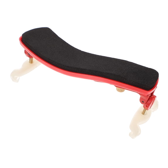 WRISTBIQUE Violin Chin Shoulder Rest Red Rubber 1Pc