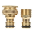 thumbnail image 1 of WRISTBIQUE Garden Hose Swivel Connector Copper 1Set For 1.6x1.2x1.1In, 1 of 10