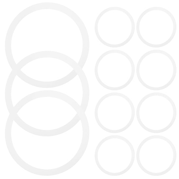 Pungan 20-Pack Reusable Rubber Gaskets for Airtight Glass Jar Seals, Clip Top Jars, 2.76 x 2.76 x 0.2 Inches