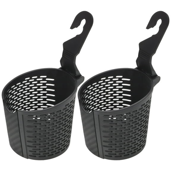 Pungan 2Pcs Car Headrest Cup Holder Drink Pocket Food Tray Universal Storage Box,4.13"X3.74"X3.35"