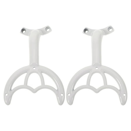 FRCOLOR White Zinc Alloy Ceiling Fan Blade Arms for Easy Replacement and Extended Usage 2pcs