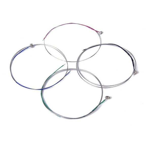 WRISTBIQUE Steel Violin Strings Nickel Wound Core Silver 1 Set 3/4