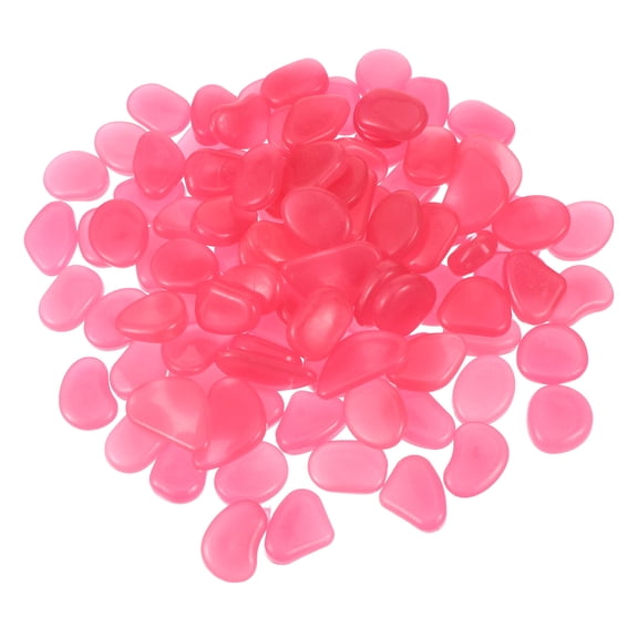 WRISTBIQUE Luminous Aquarium Stone Polystyrene Resin 100Pcs 1.4X1Inch