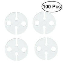Pungan Balloon Lock 100 White Balloon Clips for Wedding Birthday Party Supplies,0.98"X0.98"X0.08"