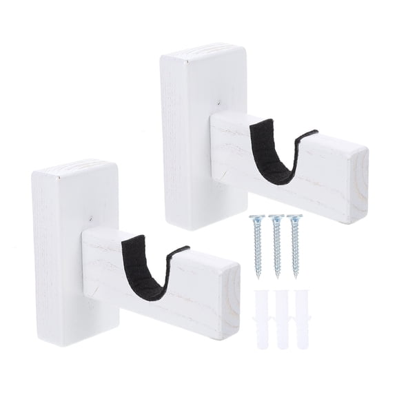 WRISTBIQUE Wall Mounted Bat Stand Home Style 1 Pair 4.3x3.5x1.8in