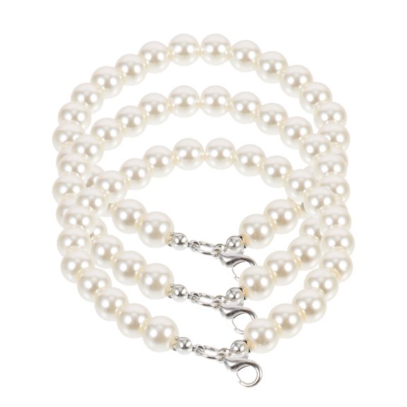 WRISTBIQUE 3-Pack Beaded Phone Chain Straps for Women, Alloy Anti-Lost Design, Stylish and Accessories