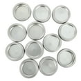 thumbnail image 1 of Pungan Canning Jar Lids 12 Regular Mouth Canning Jar Lids & Rings - Silver,2.95"X2.76"X0.71", 1 of 10