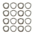 thumbnail image 1 of Pungan Curtain Grommets 100 Metal Curtain Grommets 8mm Inner Dia Matt Silver,0.47"X0.47"X0.16", 1 of 10