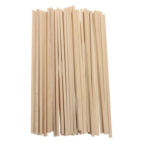 Pungan DIY Material 30pcs DIY Wood Battens Material Durable Art Craft Building Model Materials,11.81"X0.24"X0.24"