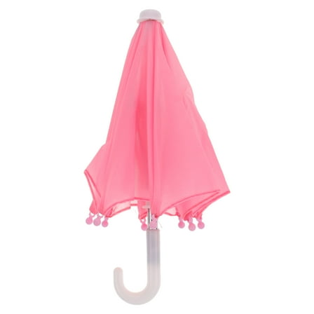 WRISTBIQUE Miniature Umbrella Small Umbrella Toy Pink Cloth 1Pcs