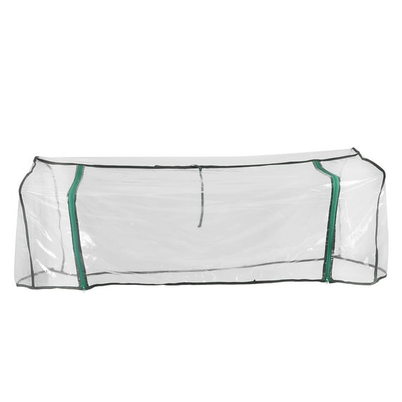 FRCOLOR Transparent PVC Greenhouse Cover for Raised Garden Bed Easy to Use and Monitor Plants