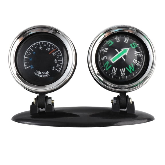 WRISTBIQUE Auto Dash Compass Guide Ball Metal 1 Black Car Accessories