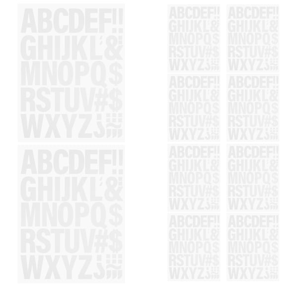 Pungan Iron On Letter 10 Sheets Iron On Letters Iron On Patches Letters Iron On Letters For Shirts Heat Transfers Letters Iron On Alphabet For Fabric,11.3"X8.86"X0.04"