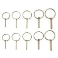 thumbnail image 1 of WRISTBIQUE 10pcs Heavy Duty Pin Lynch Pin Assortment Kit Rust Resistant Truck Accessories, 1 of 11