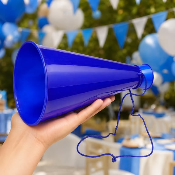 Pungan Plastic Cheer Megaphone Noisemaker for Sports, Parties, and Games - 8.86" x 4.92" x 4.92" Loud Fan Accessory