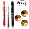 thumbnail image 1 of Pungan Penlight PIXNOR 3pcs Reusable LED Penlight with Warm White Light / Pupil Gauge (Random Color),5.31"X0.51"X0.51", 1 of 9