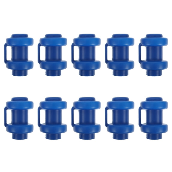 Pungan 10-Pack Trampoline Enclosure Pole Caps with Screws, Fixing Caps Accessories, 3.15 x 1.97 x 1.97 Inches