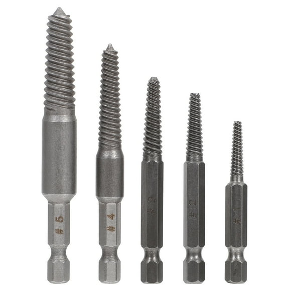 WRISTBIQUE Broken Extractor Kit Tap Extractor Screw Extractors 5Pack