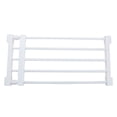 thumbnail image 1 of WRISTBIQUE Wardrobe Partition Tiering Shelf Storage Rack White Plastic 1Pack, 1 of 11