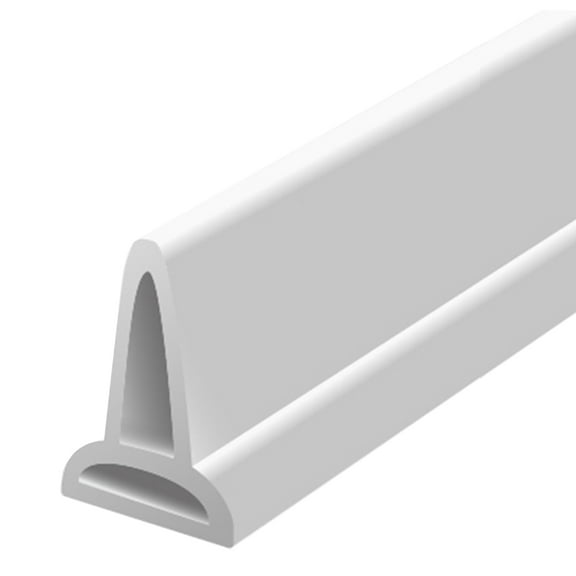 WRISTBIQUE Shower Dam Strip Bathroom Waterproof Strip White 1Set