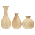 thumbnail image 1 of Pungan Wood Vase Unfinished Wooden Flower Vases DIY Craft Accessories (3pcs),6.5"X2.56"X2.56", 1 of 10