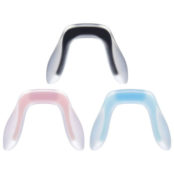 Pungan anti slips nose pad 3pcs U Shaped Eyeglasses Nose Pads Bridge Anti Slip Soft Eye Glasses Nose Support Plug-in Air Chamber Retainers Strap Pieces for Eyeglasses,0.94"X0.75"X0.28"