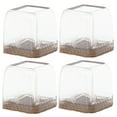 thumbnail image 1 of WRISTBIQUE Furniture Leg Protectors Transparent 4Pcs 1.2x1.2x1.2in, 1 of 11