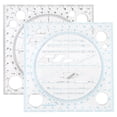 thumbnail image 1 of Pungan circle stencil 2pcs Drawing Template Circle Stencil Circle Ruler Circle Tracers Template For Drawing,4.72"X4.72"X0.2", 1 of 10