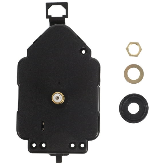 WRISTBIQUE Pendulum Replacement Parts Quartz Pendulum Clock Movement Black 1 Set 9.00X2.16X0.79In