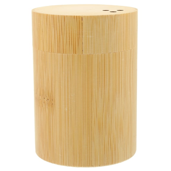 ELAYARD Bamboo Toothpick Holder Dispenser Light Brown for Kitchen Storage Use