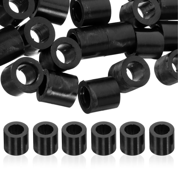 WRISTBIQUE 30-Pack Black Plastic Billiard Cue Replacement Set and Portable for Pool Stick Repair