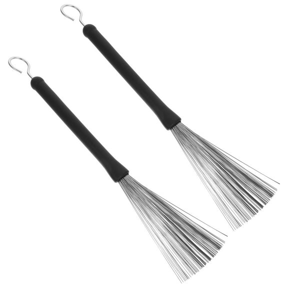 WRISTBIQUE Snare Drum Brushes Versatile for Different Drum Styles 2Pcs