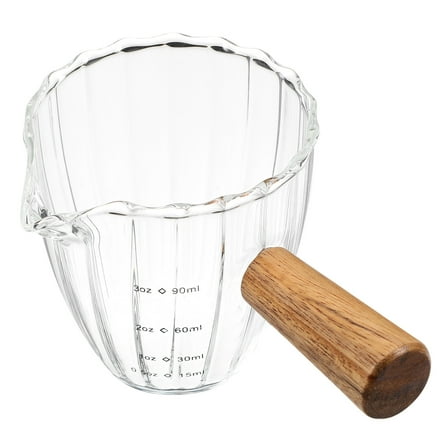 WRISTBIQUE Small Measuring Cup Espresso Cup Glass 1Pack