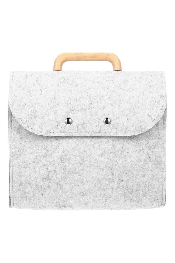 Pungan felt tote bag File Carrying Bag Felt Shopping Bag Felt Bag Felt Tote Church Bag Felt Files Storage Bag,10.63"X9.84"X3.74"
