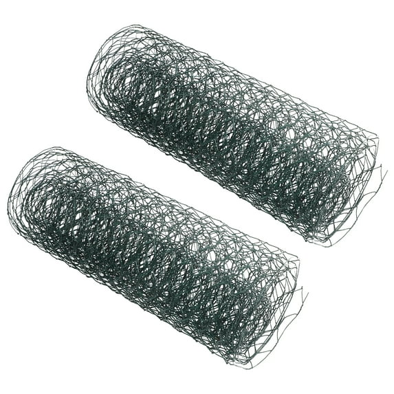 Pungan floral wire net 2 Rolls Green Floral Chicken Wire Mesh for Gardening and Floral Arrangements,94.49"X11.81"X0.08"