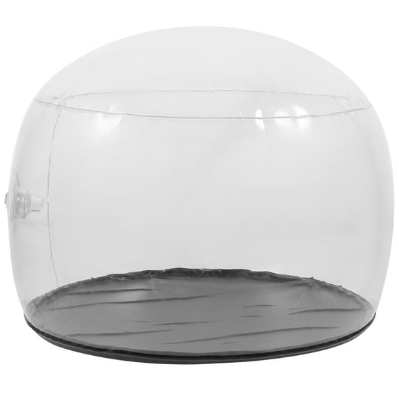 WRISTBIQUE Inflatable Hat Holder Black PVC Stand Tabletop Display Rack for Baseball Caps Bucket Hats