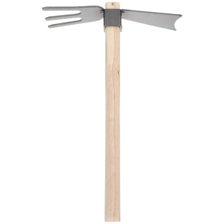 WRISTBIQUE Weeding Hoes Gardening Wooden Iron 1Set