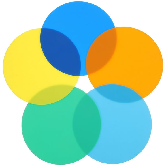 WRISTBIQUE Silicone Lid Opener Gripper Jar Opener Pads Round 5pcs