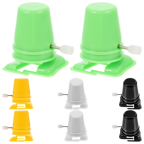 WRISTBIQUE Robot Toys For Kids Clockwork Legged Robot Toys Yellow 8Pcs 1.8X1.8X1.4In